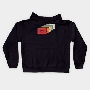 Retro Vintage Cassette Tapes Kids Hoodie